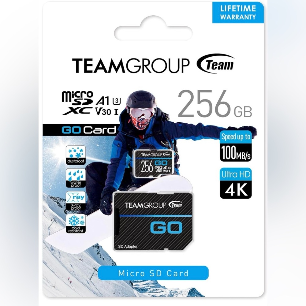 TEAMGROUP GO CARD 256GB Micro SDXC  card